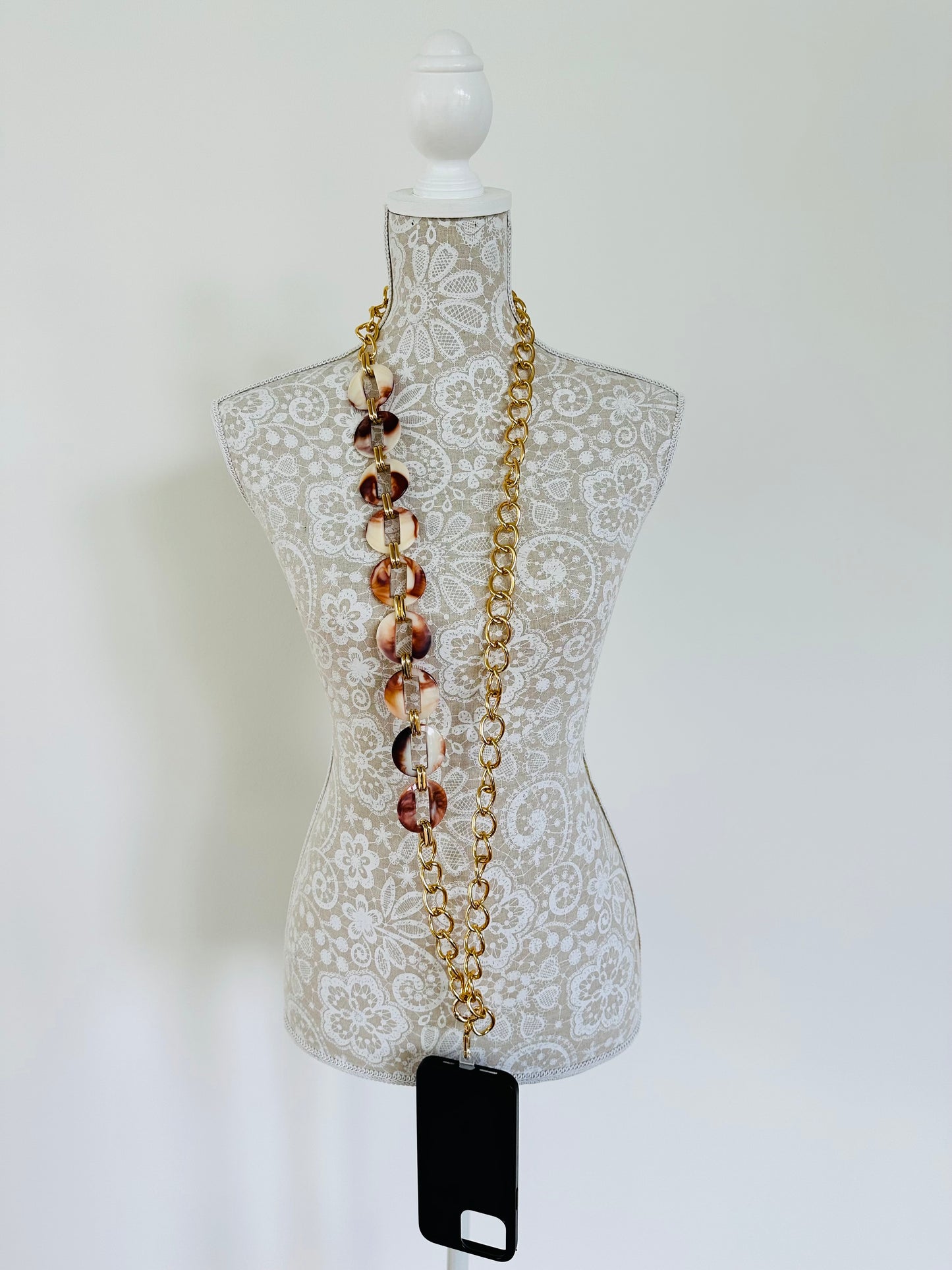 Nani Handykette Braunweiss